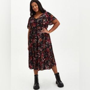 Torrid floral dress size 4 4x